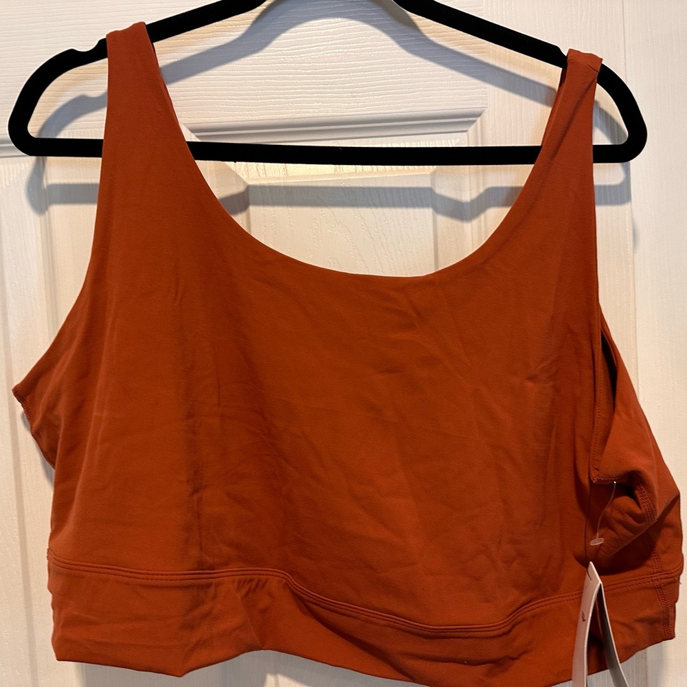 Nike NWT 3X Burnt Orange Women's Yoga Sports bra